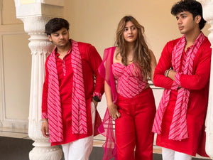 Leher - Scarlet Couple Set